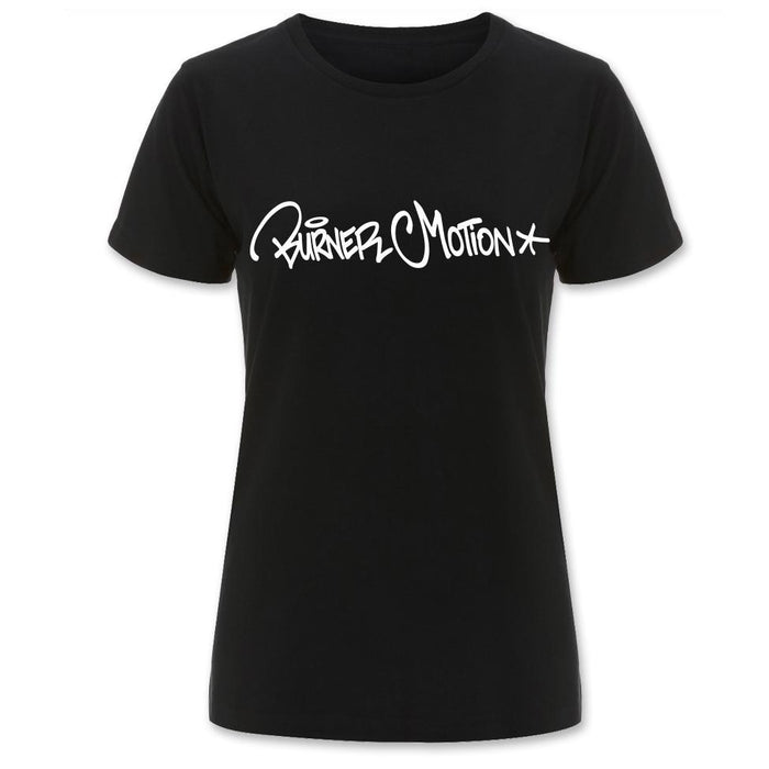 T-shirt noir de la motion de Ladies Burner
