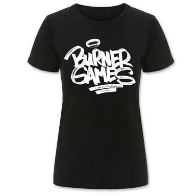 T-shirt Burner Games pour dames noir